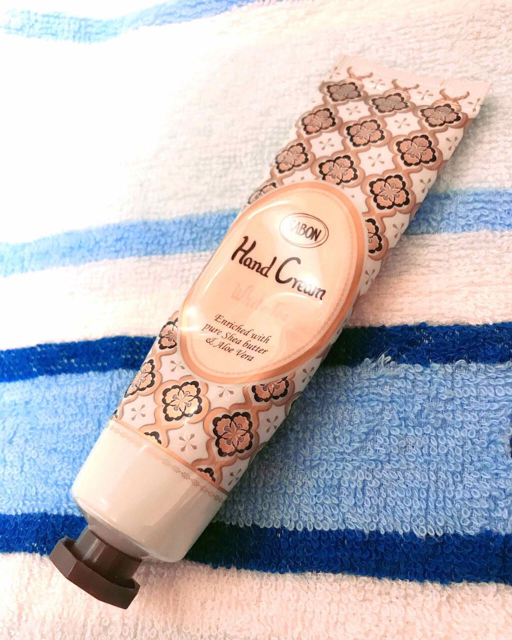 ハンドクリーム ホワイトティー/SABON/ハンドクリームを使ったクチコミ（1枚目）