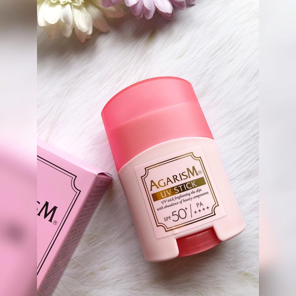 トーンアップUVスティック/AGARISM/日焼け止めスティックを使ったクチコミ（2枚目）