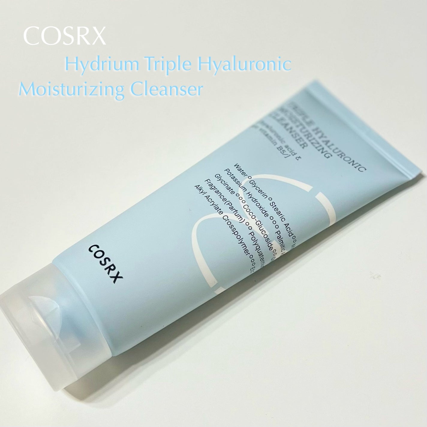 ハイドリウム トリプルヒアルロニックモイスチャライジングクレンザー/COSRX/洗顔フォームを使ったクチコミ(1枚目)
