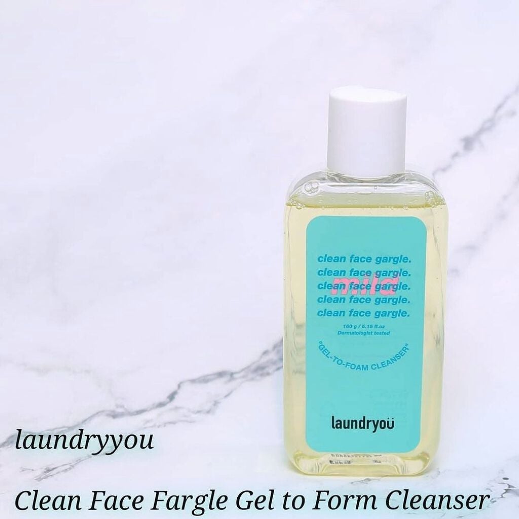clean face gargle gel foam cleanser/laundryou/その他洗顔料を使ったクチコミ(1枚目)