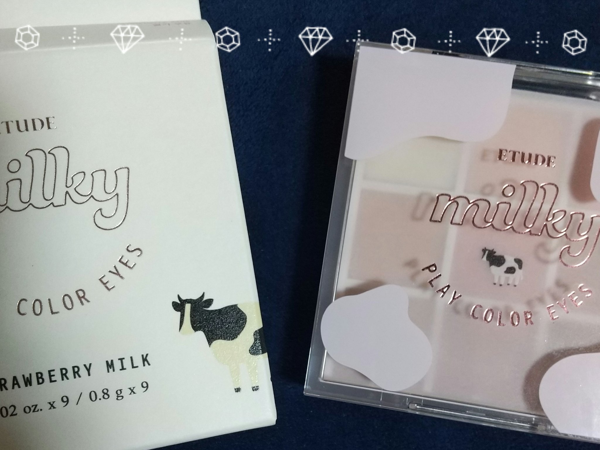 プレイカラーアイズ ≪ミルキーコレクション≫/ETUDE/アイシャドウパレットを使ったクチコミ（1枚目）