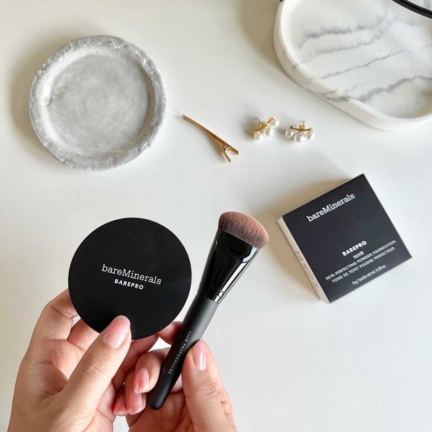 ベアプロ 16HR パウダー ファンデーション/bareMinerals/パウダーファンデーションを使ったクチコミ(6枚目)