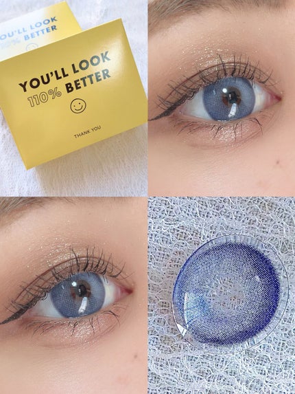 ごんす@YouTube始めました on LIPS 「《バイオレットカラコン❤︎》HONEYCOLORの新色で日本人..」(7枚目)