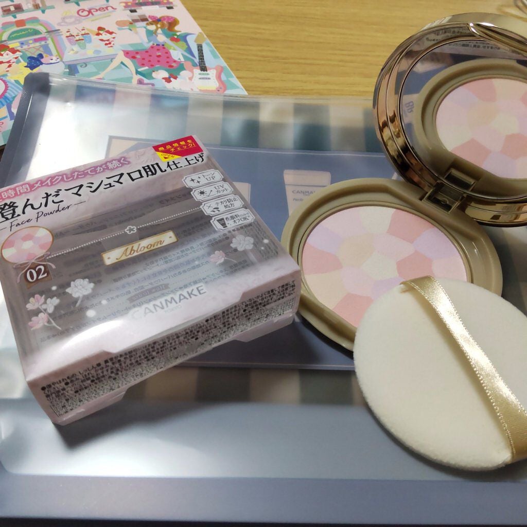 マシュマロフィニッシュパウダー ~Abloom~/キャンメイク/プレストパウダーを使ったクチコミ(4枚目)