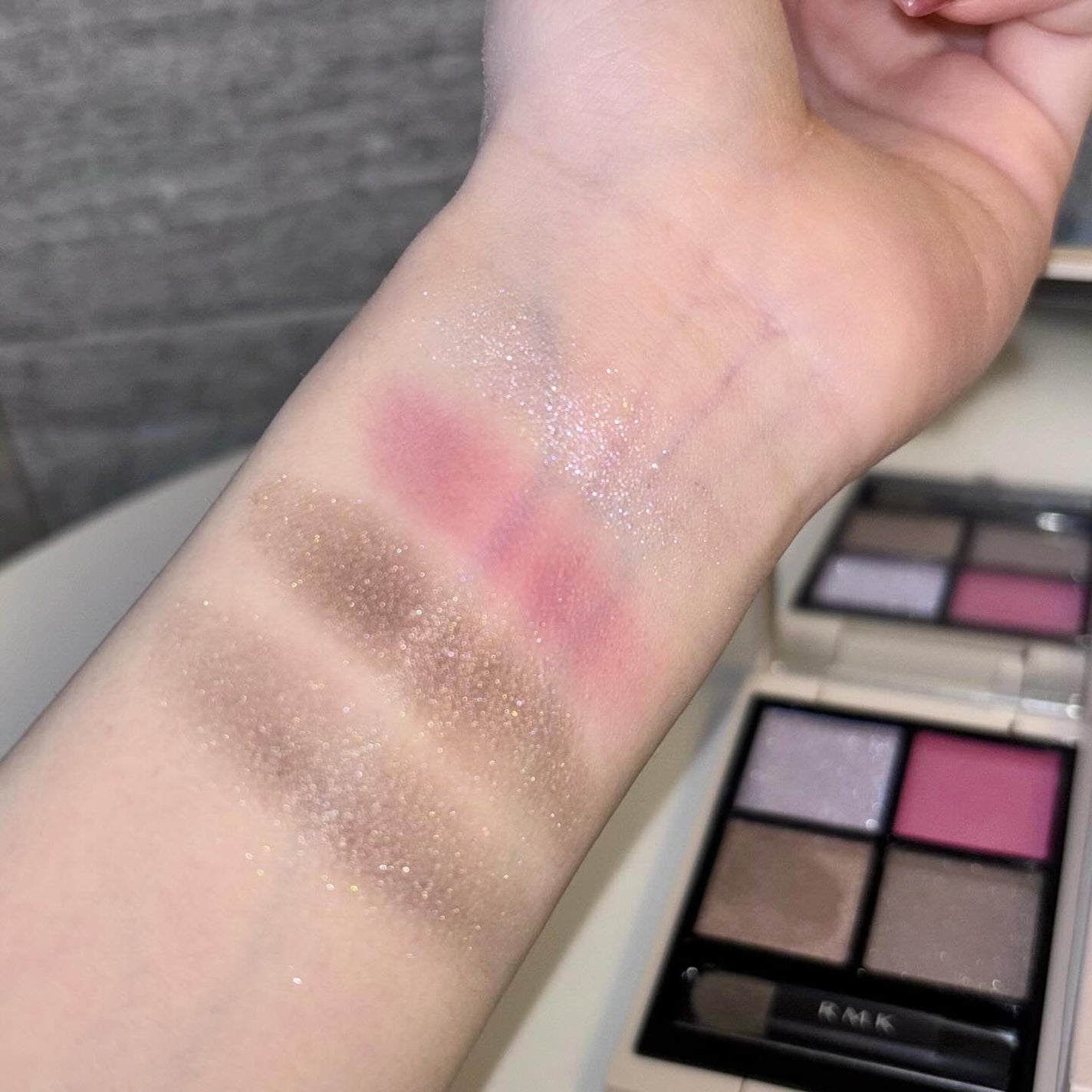 RMK シンクロマティック アイシャドウパレット/RMK/アイシャドウパレットを使ったクチコミ(5枚目)