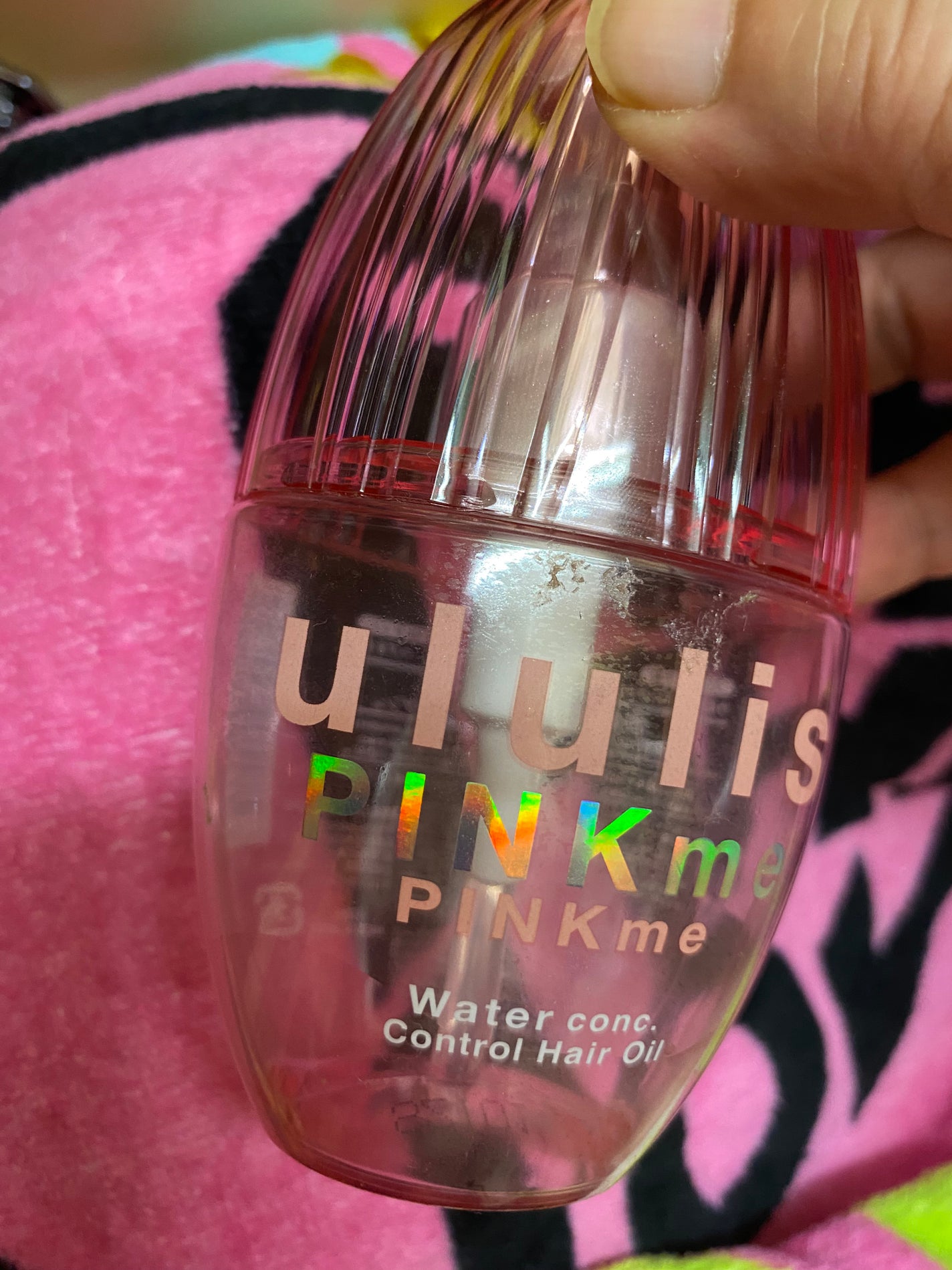 ウルリス ピンクネコ ウォーターコンク スリーク ヘアオイル/ululis/ヘアオイルを使ったクチコミ(1枚目)