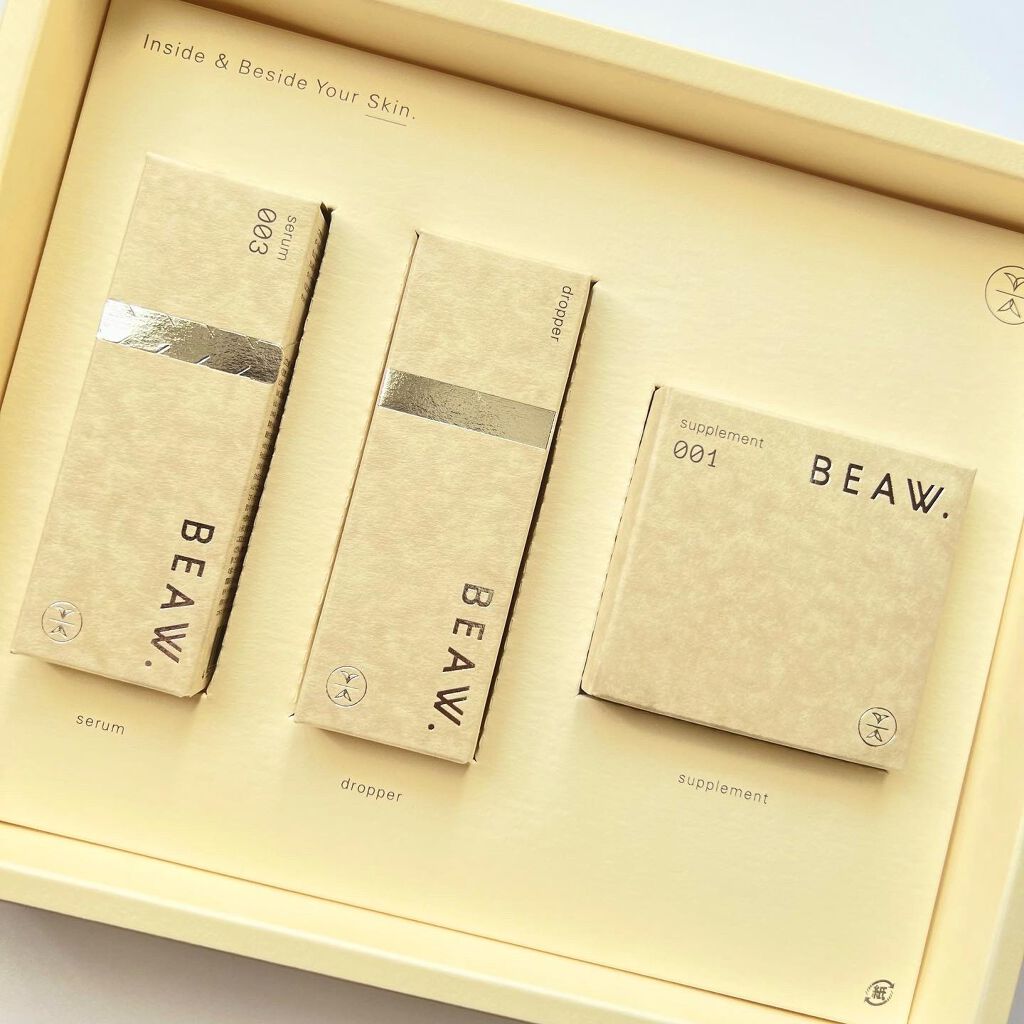 スターターBOX/BEAW./スキンケアキットを使ったクチコミ（2枚目）