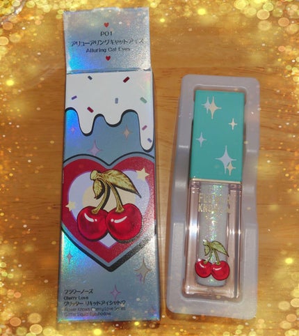 Cherry Love グリッター リキッドアイシャドウ/FlowerKnows/グリッターを使ったクチコミ(1枚目)