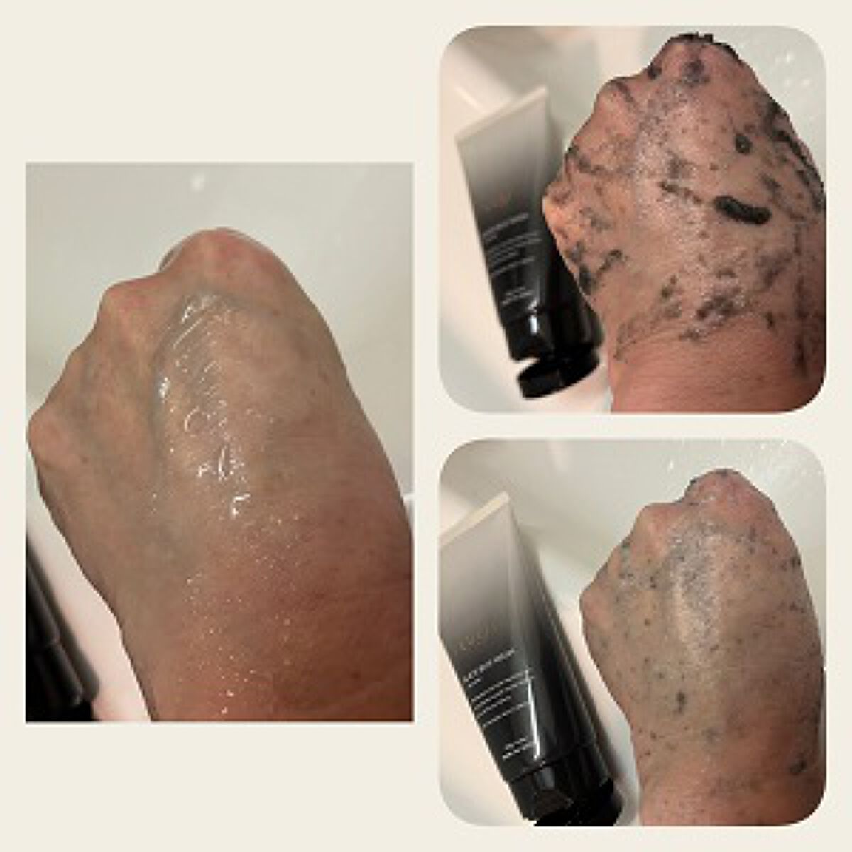 BLACK JELLY WASH(ブラックジェリーウォッシュ)/PLUEST/その他洗顔料を使ったクチコミ(3枚目)