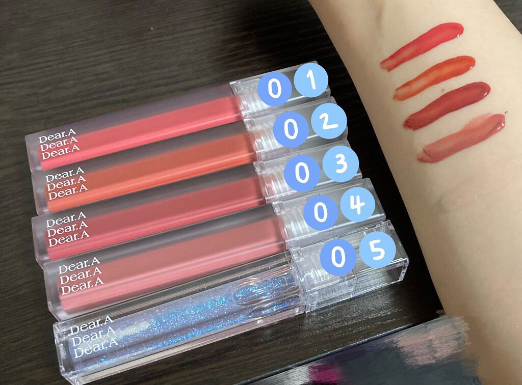 シアーベルベットティント/Dear.A/リップティントを使ったクチコミ（3枚目）