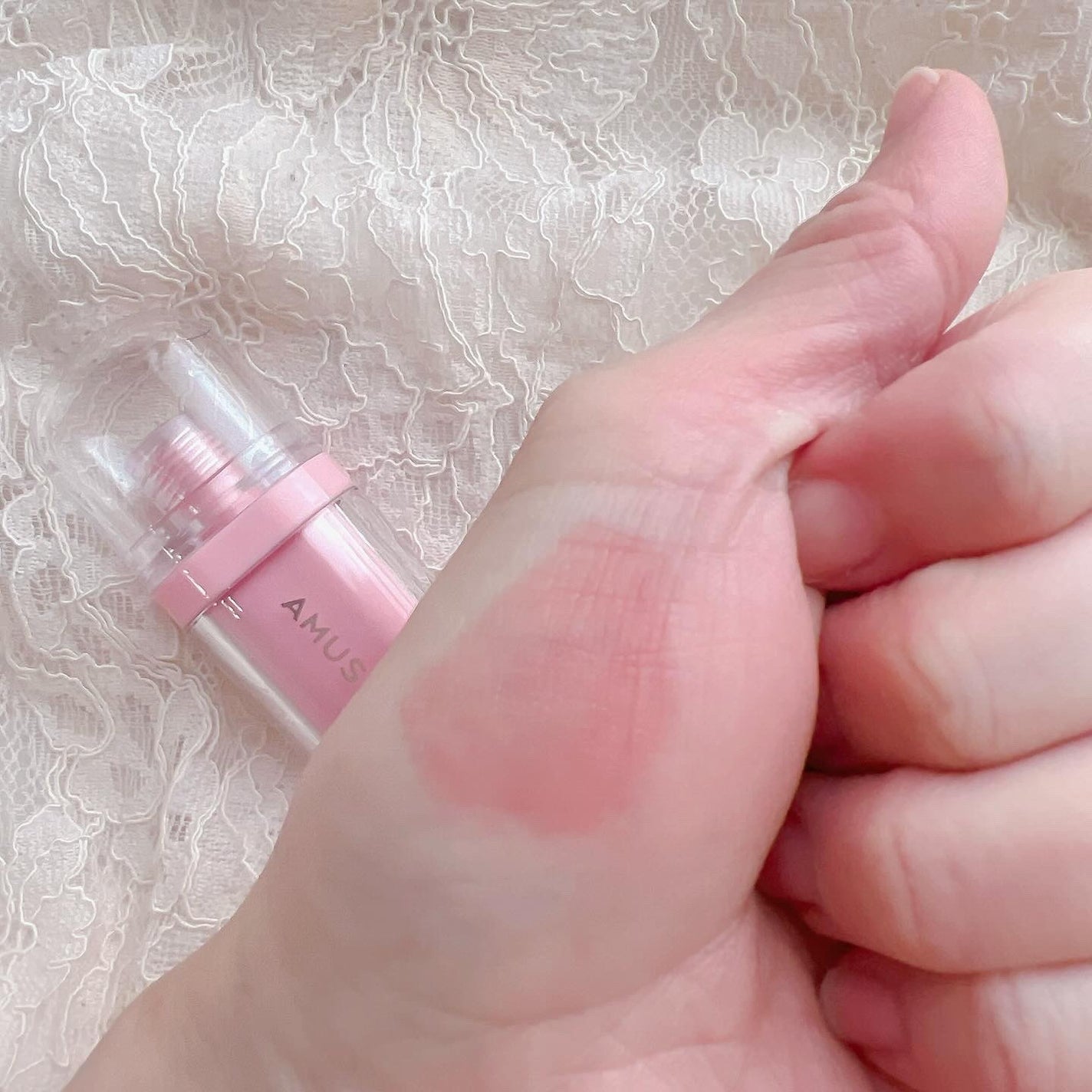 ジェルフィットティント/AMUSE/リップティントを使ったクチコミ(5枚目)