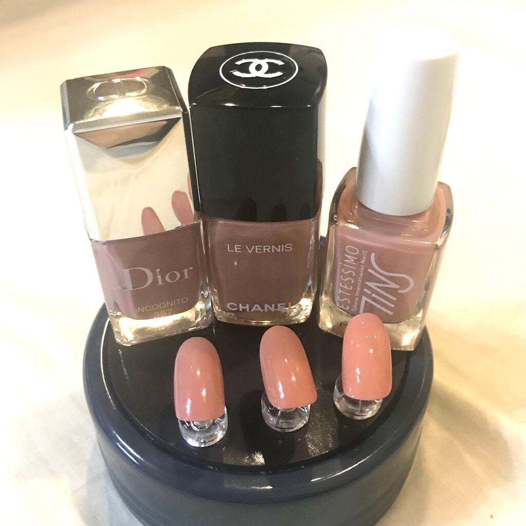 特価商品 Dior・CHANEL・TiNS Colorのマニキュアを使った口コミ -ベージュ ネイルカラー・マニキュア