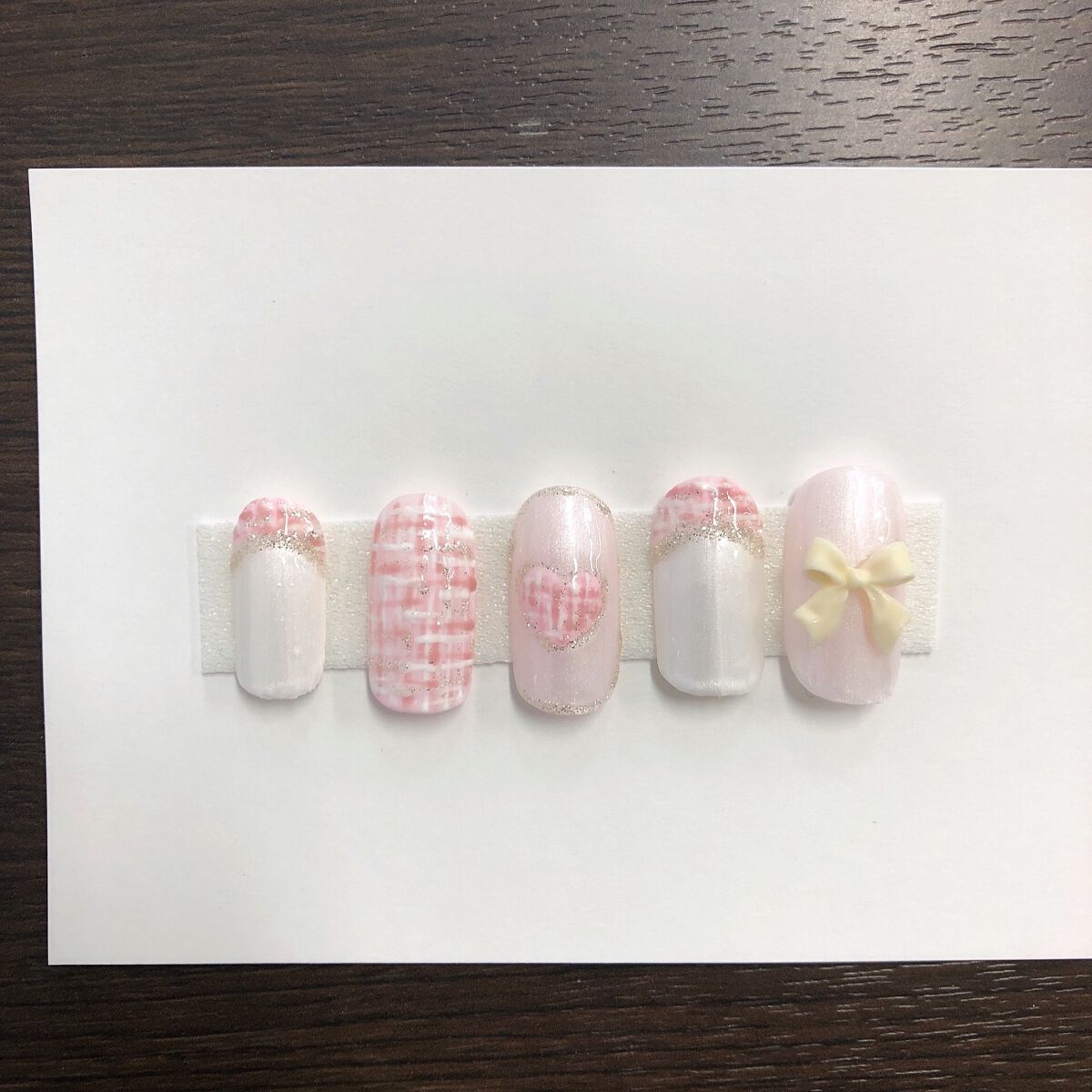 #ツイードネイル,#ジェルネイルのネイルデザイン