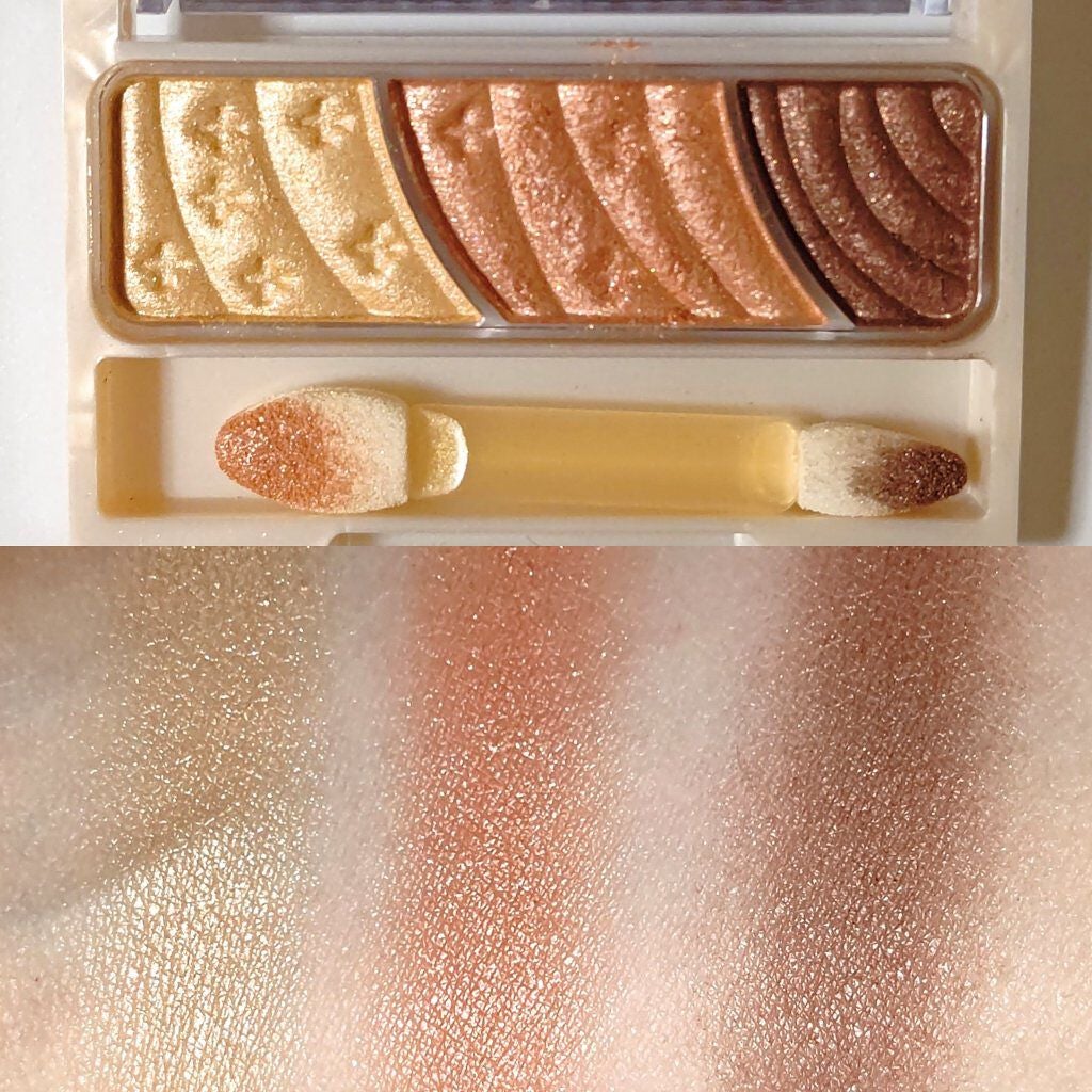 トーンアップアイシャドウ/CEZANNE/アイシャドウパレットを使ったクチコミ(5枚目)