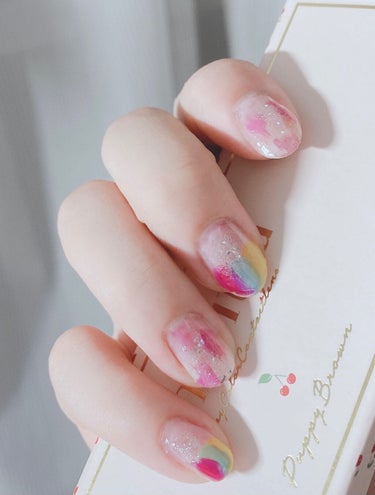 UR GLAM　COLOR NAIL SELECTION RD3＜グラスカラー＞/U R GLAM/マニキュアを使ったクチコミ（3枚目）