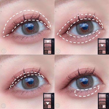 ショコラスウィート アイズ/リンメル ロンドン/アイシャドウパレットを使ったクチコミ(2枚目)