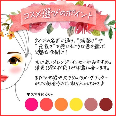 はる花🌸イエベ春プロPCアナリスト on LIPS 「アクティブキュートコスメ💄⁣⁣⁣魅力を引き出すには⁣コスメのカ..」（2枚目）