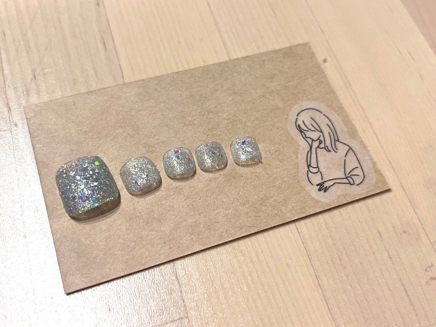 ジェルネイル(ライト対応)/セリア/ジェルネイルを使ったクチコミ(1枚目)