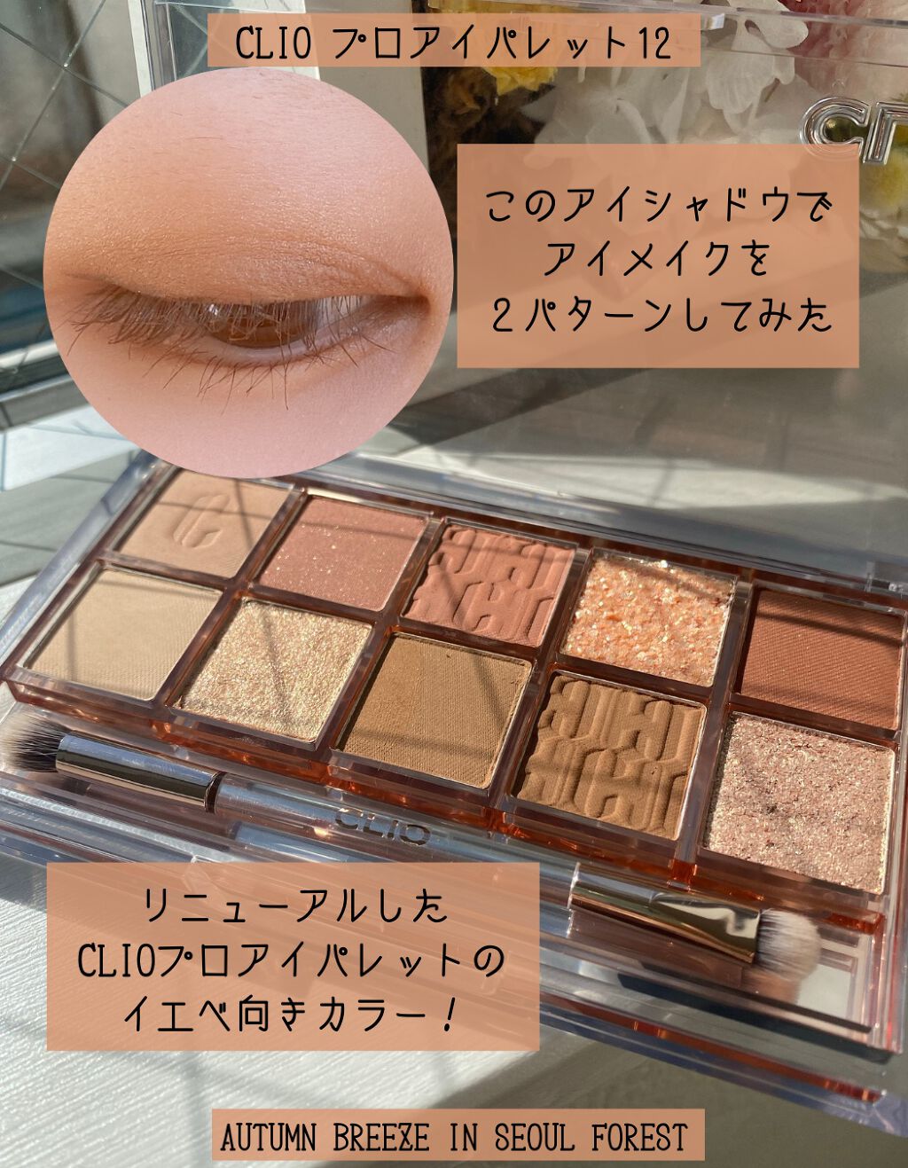 プロ アイ パレット/CLIO/アイシャドウパレットを使ったクチコミ（1枚目）