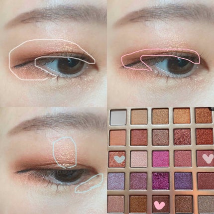 プロ ダズリング アイパレット グリッツ シャワー/CLIO/アイシャドウパレットを使ったクチコミ(2枚目)