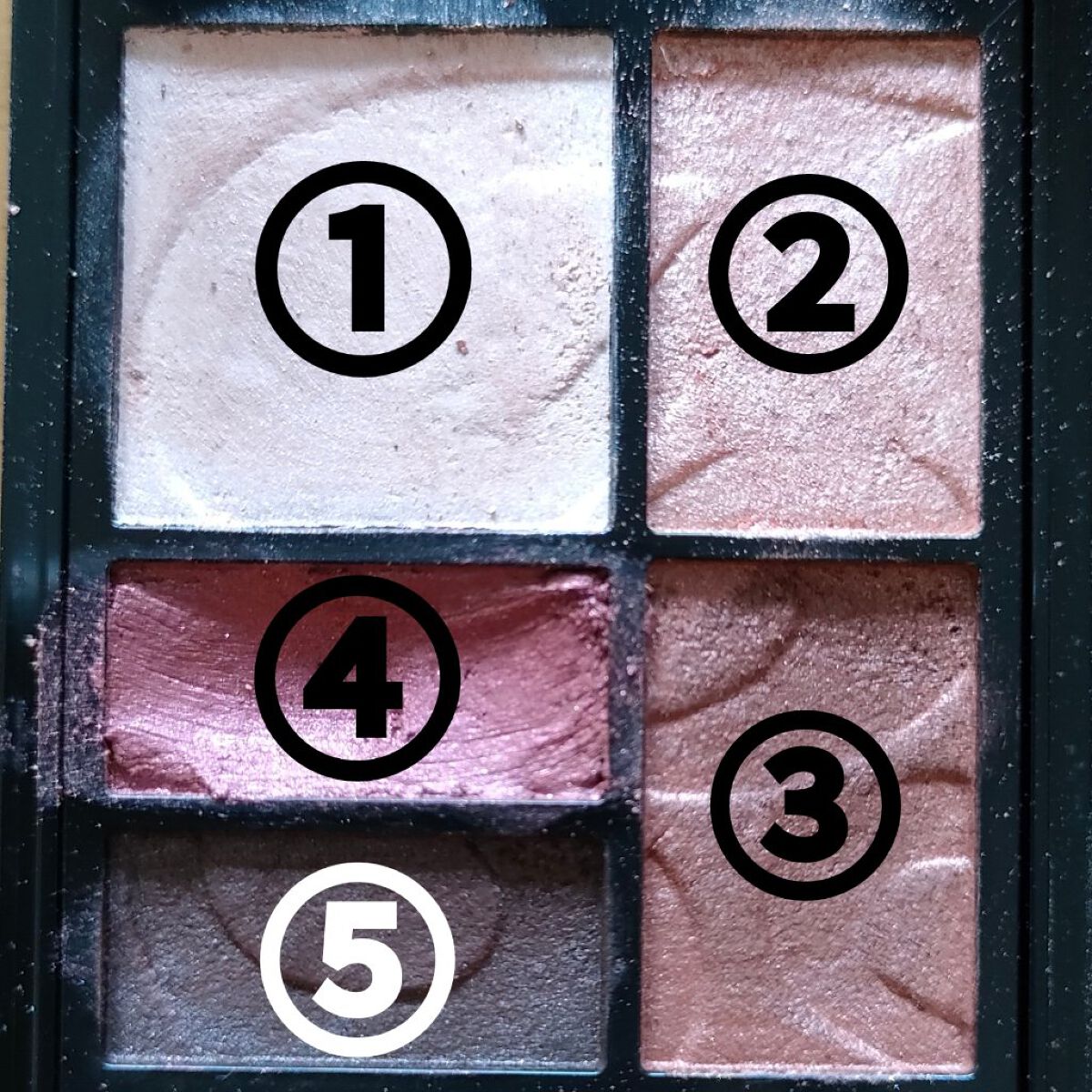 ジェムデュウ アイズ 001/リンメル ロンドン/アイシャドウパレットを使ったクチコミ（2枚目）