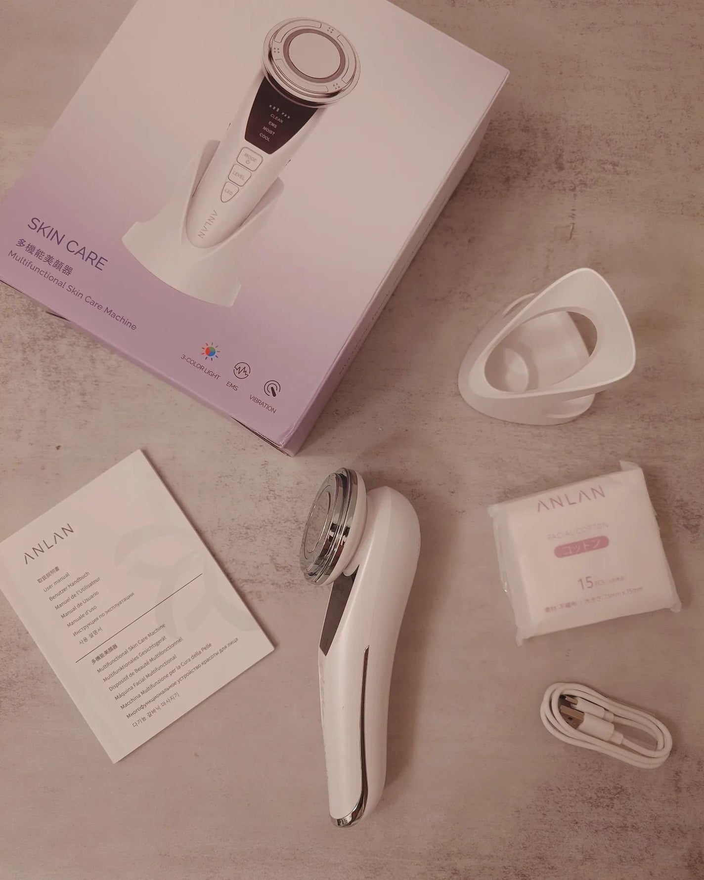 多機能温冷美顔器/ANLAN/美顔器・マッサージを使ったクチコミ(7枚目)