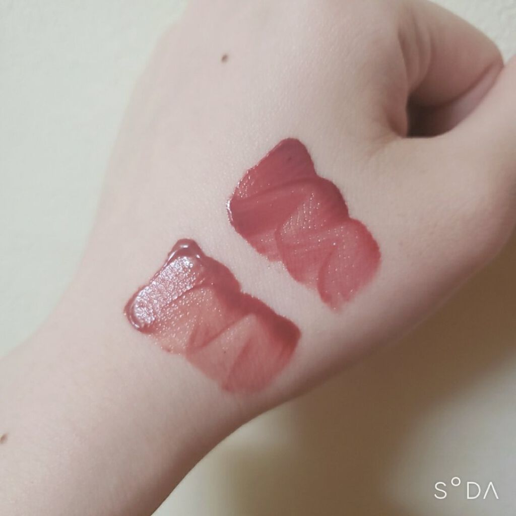 ジューシーラスティングティント/rom&nd/リップティントを使ったクチコミ（3枚目）