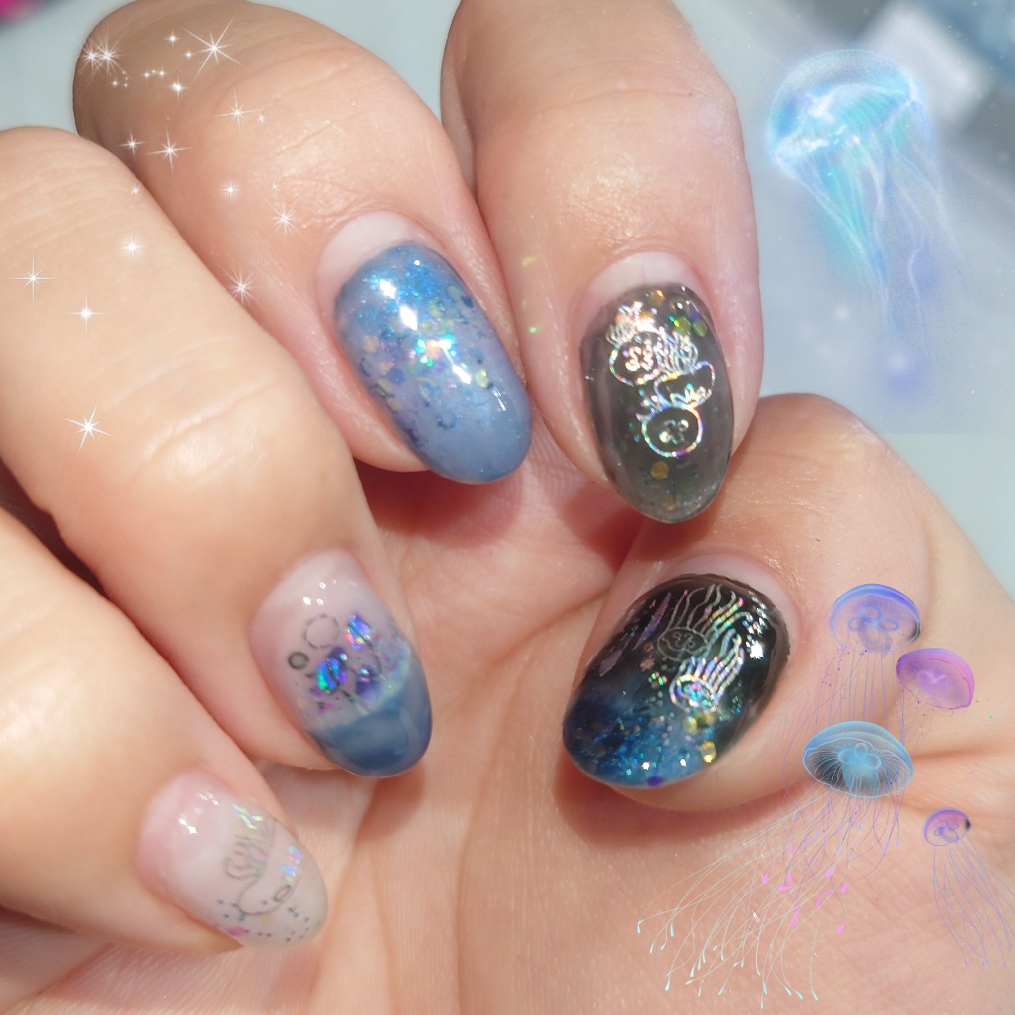 ネイルシール/セリア/ネイルシールを使ったクチコミ（3枚目）