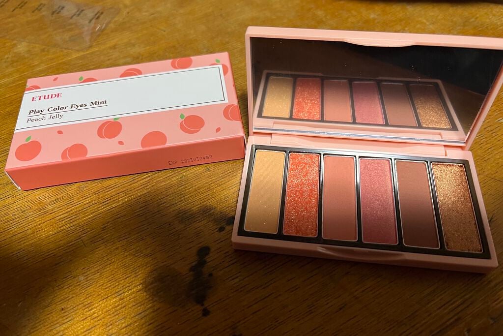 プレイカラーアイズミニ/ETUDE/アイシャドウパレットを使ったクチコミ(3枚目)