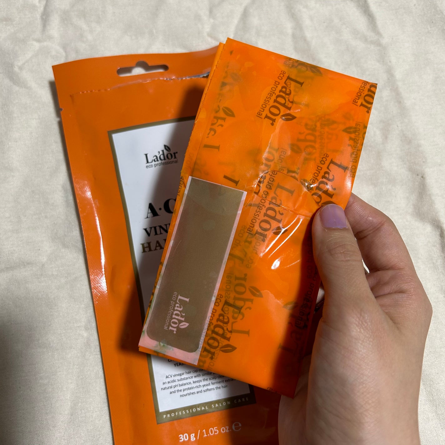 ACV VINEGAR HAIR CAP /La'dor/アウトバストリートメントを使ったクチコミ(2枚目)