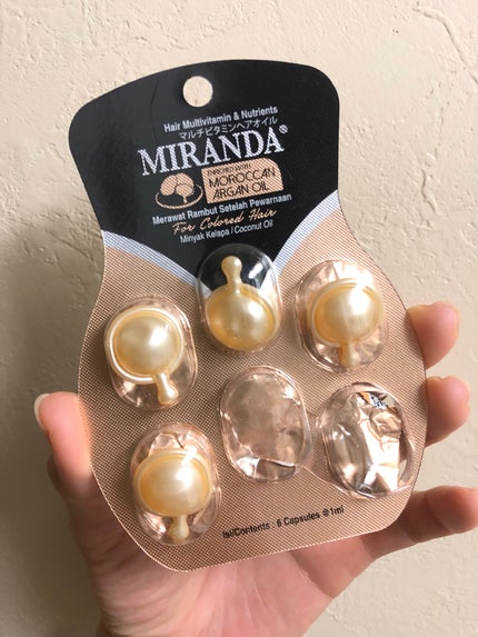 ヘアビタミン カラーケアヘアオイル/MIRANDA/ヘアオイルを使ったクチコミ(1枚目)