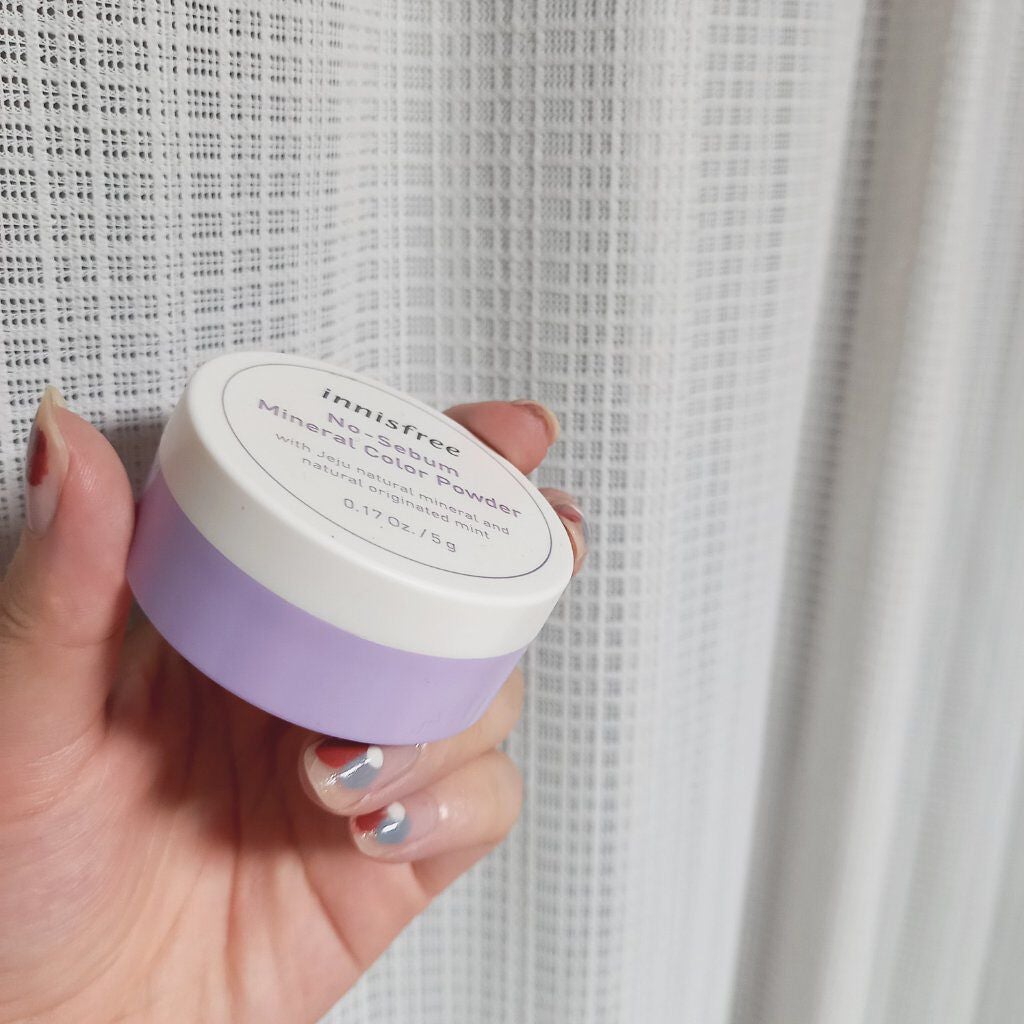 ノーセバム ミネラルカラーパウダー /innisfree/ルースパウダーを使ったクチコミ(2枚目)