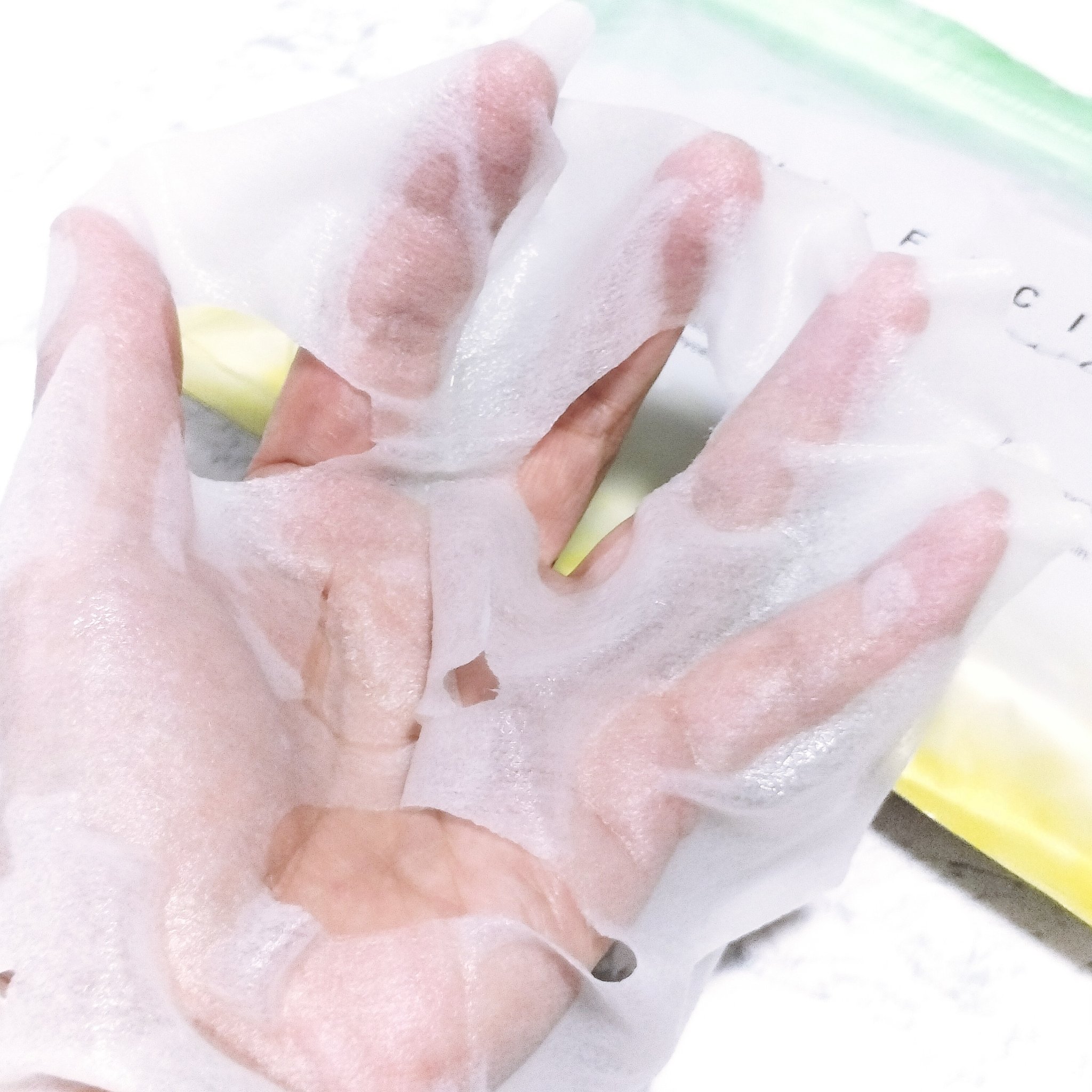 ハイフェイシャル HI-FACIAL ＣＣトーニングマスク/ナチュラルガーデン/シートマスク・パックを使ったクチコミ（3枚目）