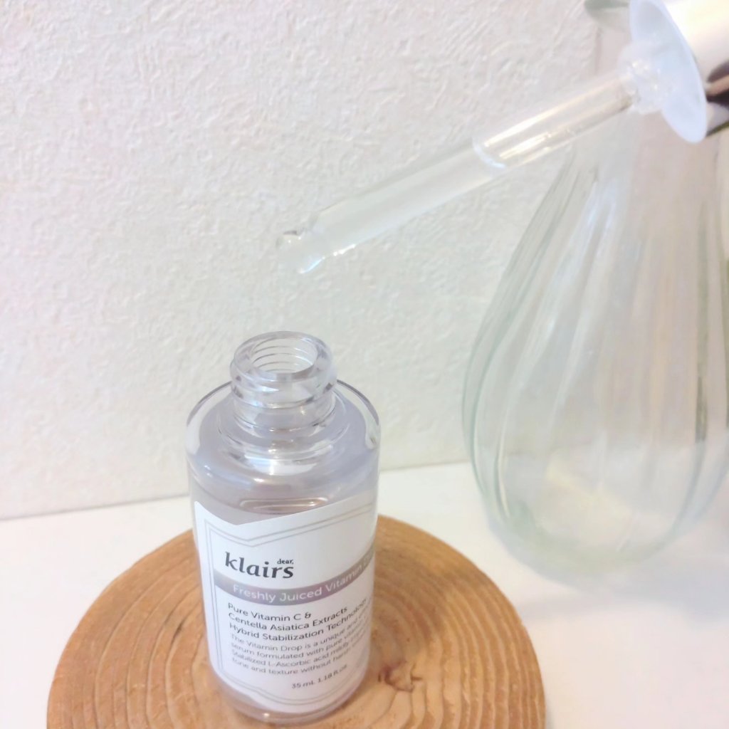 フレッシュリージュースドビタミンドロップ(35ml)/Klairs/美容液を使ったクチコミ（3枚目）