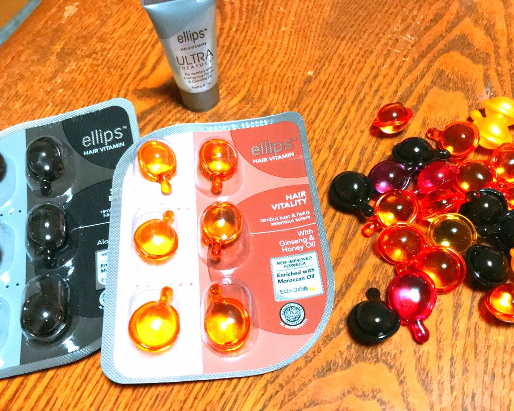 ヘアーオイル【トリートメント】/ellips/ヘアオイルを使ったクチコミ（2枚目）