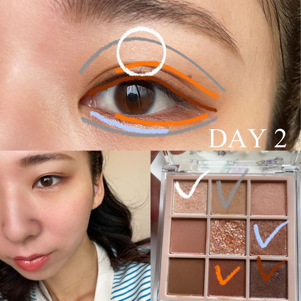 KEYBO FALL IN LOVE SHADOW PALETTE/keybo/アイシャドウパレットを使ったクチコミ(8枚目)