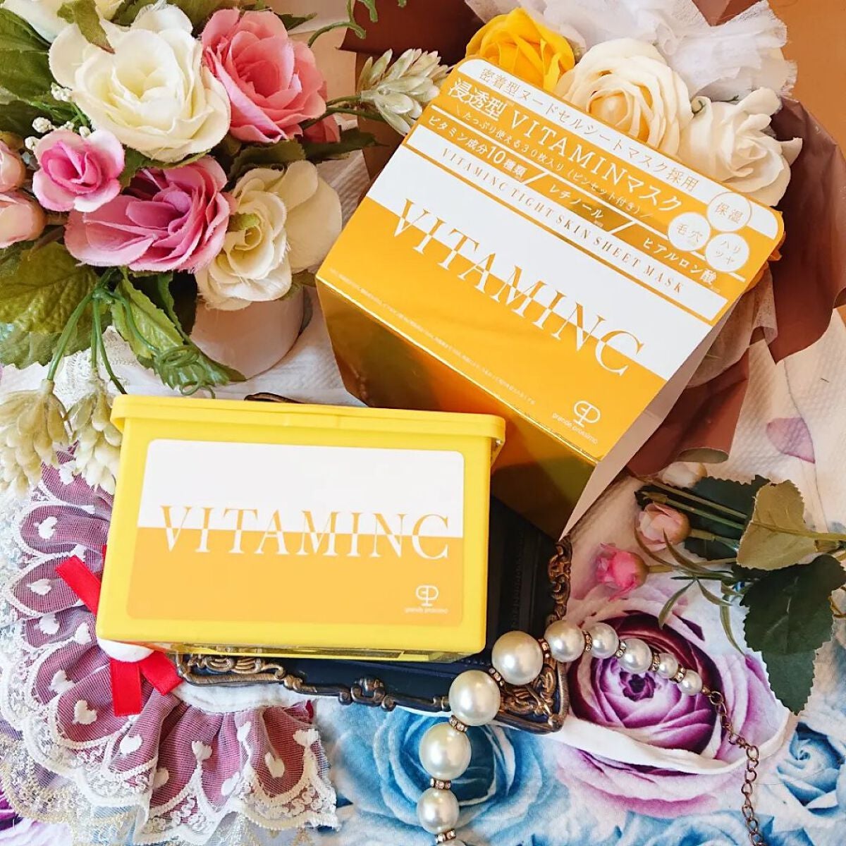 VITAMINC タイトスキンシートマスク/Grande Prossimo/シートマスク・パックを使ったクチコミ(1枚目)