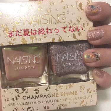 シャンパン シャイン ネイルポリッシュ デュオ キット/nails inc./その他キットセットを使ったクチコミ（1枚目）