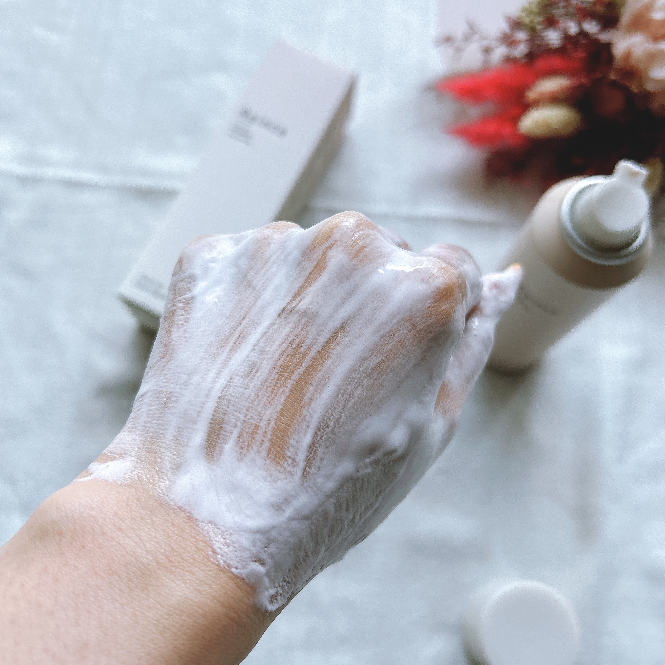 リズムトリートメント ムースウォッシュ/Reinca/洗顔フォームを使ったクチコミ（3枚目）