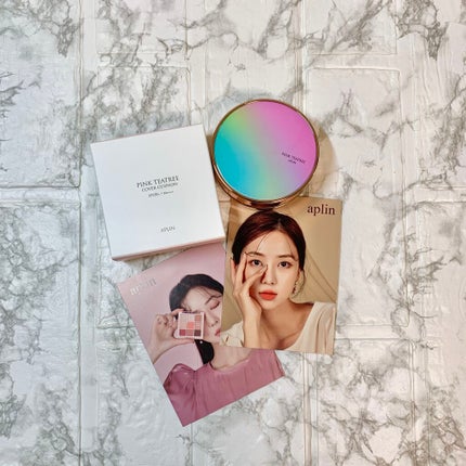 ピンクティーツリーカバークッション/APLIN/クッションファンデーションを使ったクチコミ(2枚目)