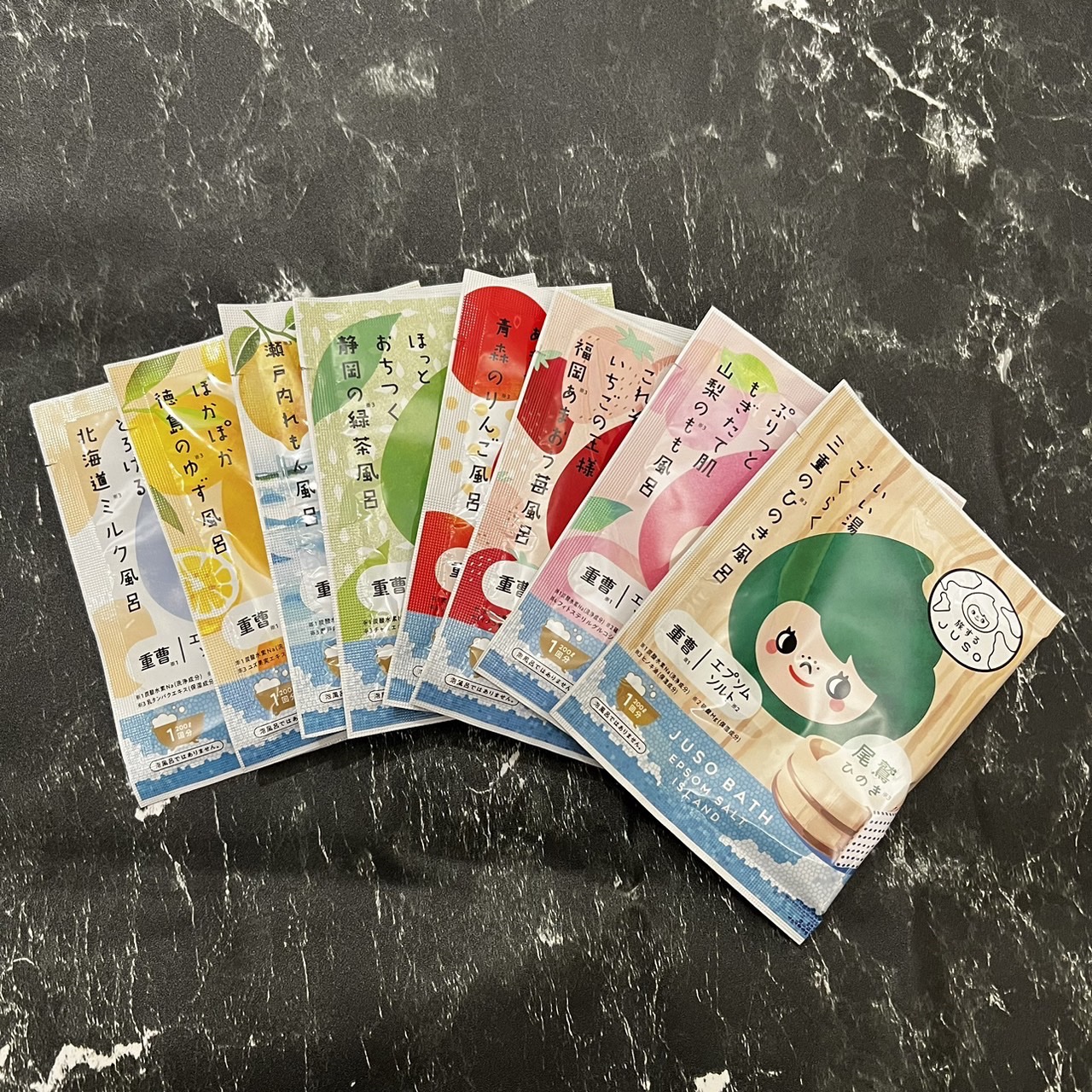 JUSO BATH POWDER ミルク/旅するJUSO/炭酸系入浴剤を使ったクチコミ（1枚目）