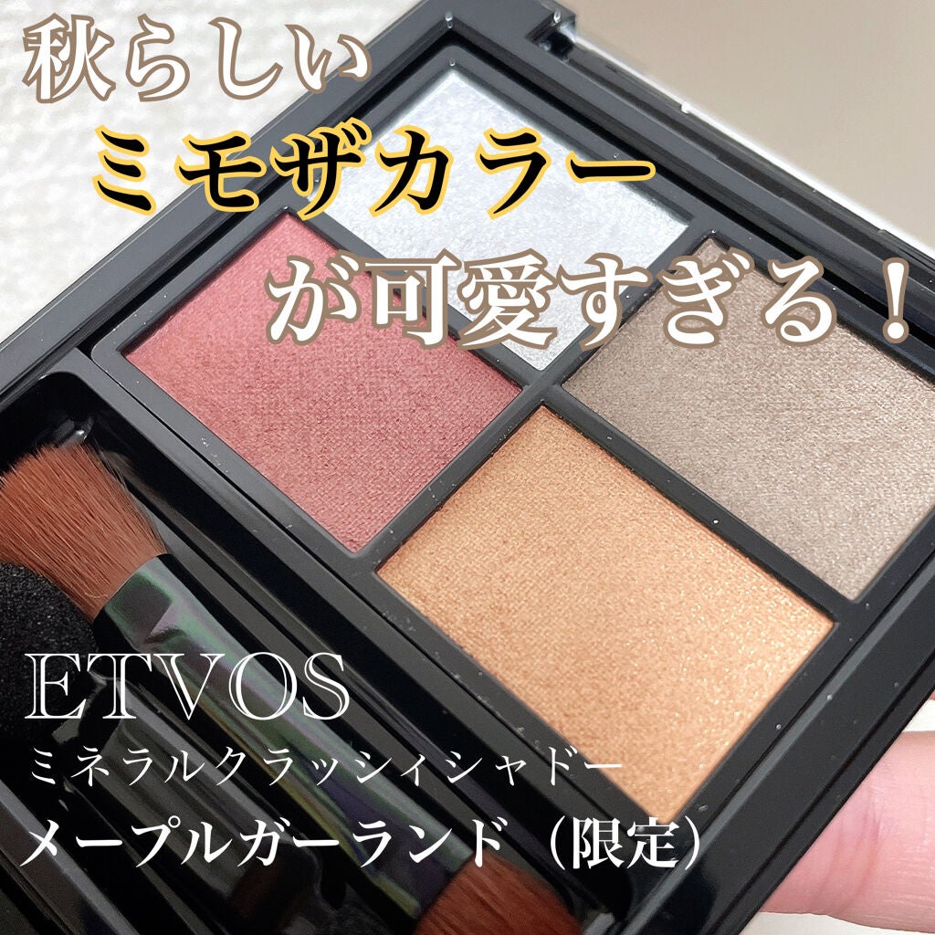 ミネラルクラッシィシャドー/エトヴォス/アイシャドウパレットを使ったクチコミ(1枚目)