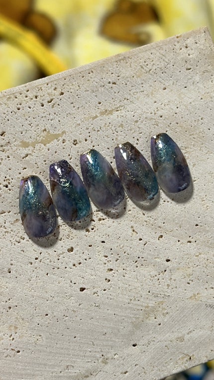 🐒ズボラママみっちゃんの高見えネイル💅 on LIPS 「OSデザイン♩#MOMOOS_06#カラーチャート#ネイル#ジ..」(1枚目)