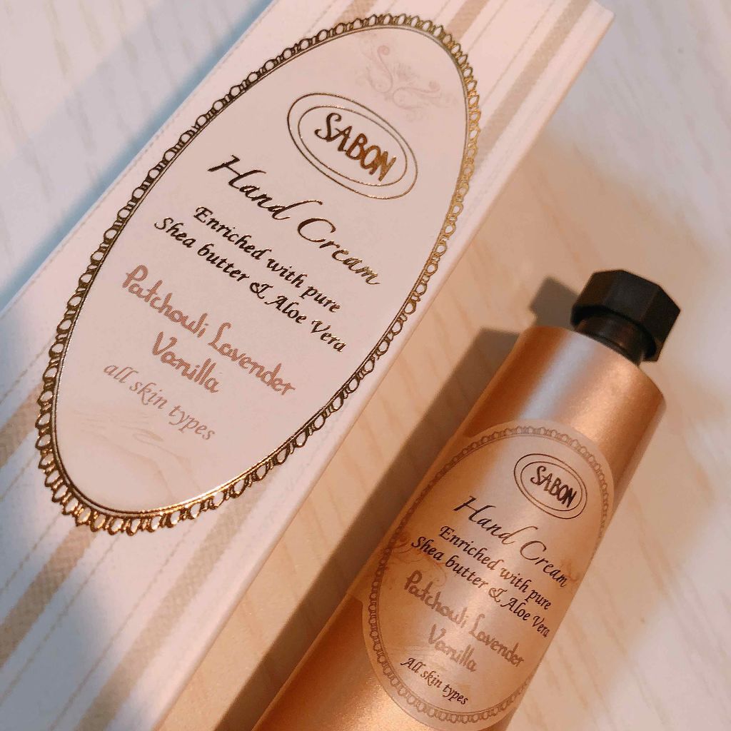 ハンドクリーム パチュリ・ラベンダー・バニラ 200ml/SABON/ハンドクリームを使ったクチコミ（1枚目）