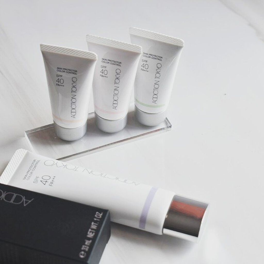 アディクション スキンプロテクター カラーコントロール SPF 40 PA+++/ADDICTION/化粧下地を使ったクチコミ（2枚目）
