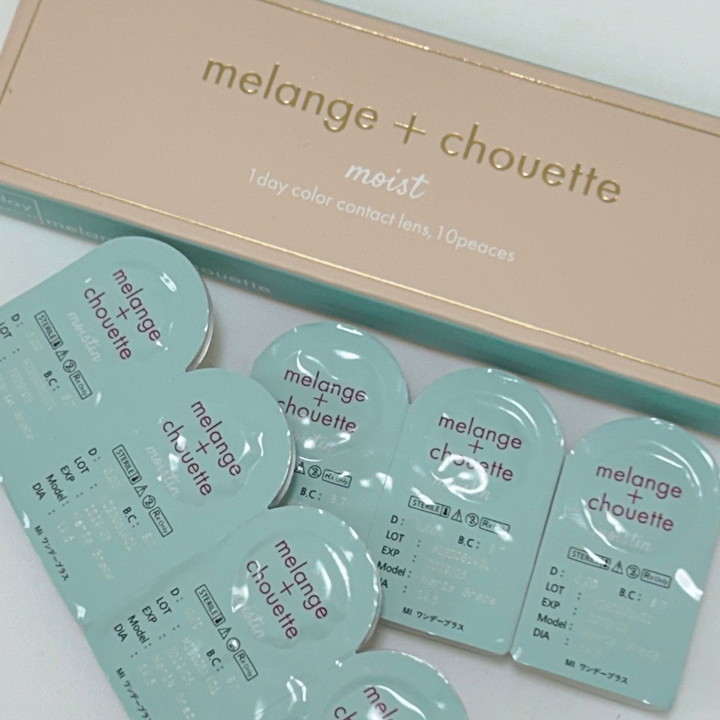 メランジェシュエット マリーグレース/melange+chouette/ワンデー(1DAY)カラコンを使ったクチコミ(4枚目)