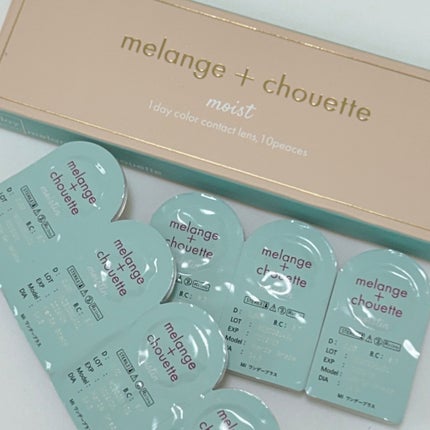 メランジェシュエット マリーグレース/melange+chouette/ワンデー(1DAY)カラコンを使ったクチコミ(4枚目)