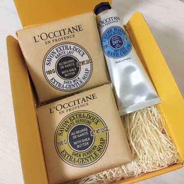 シアソープ ミルク250g/L'OCCITANE/ボディ石鹸を使ったクチコミ（1枚目）