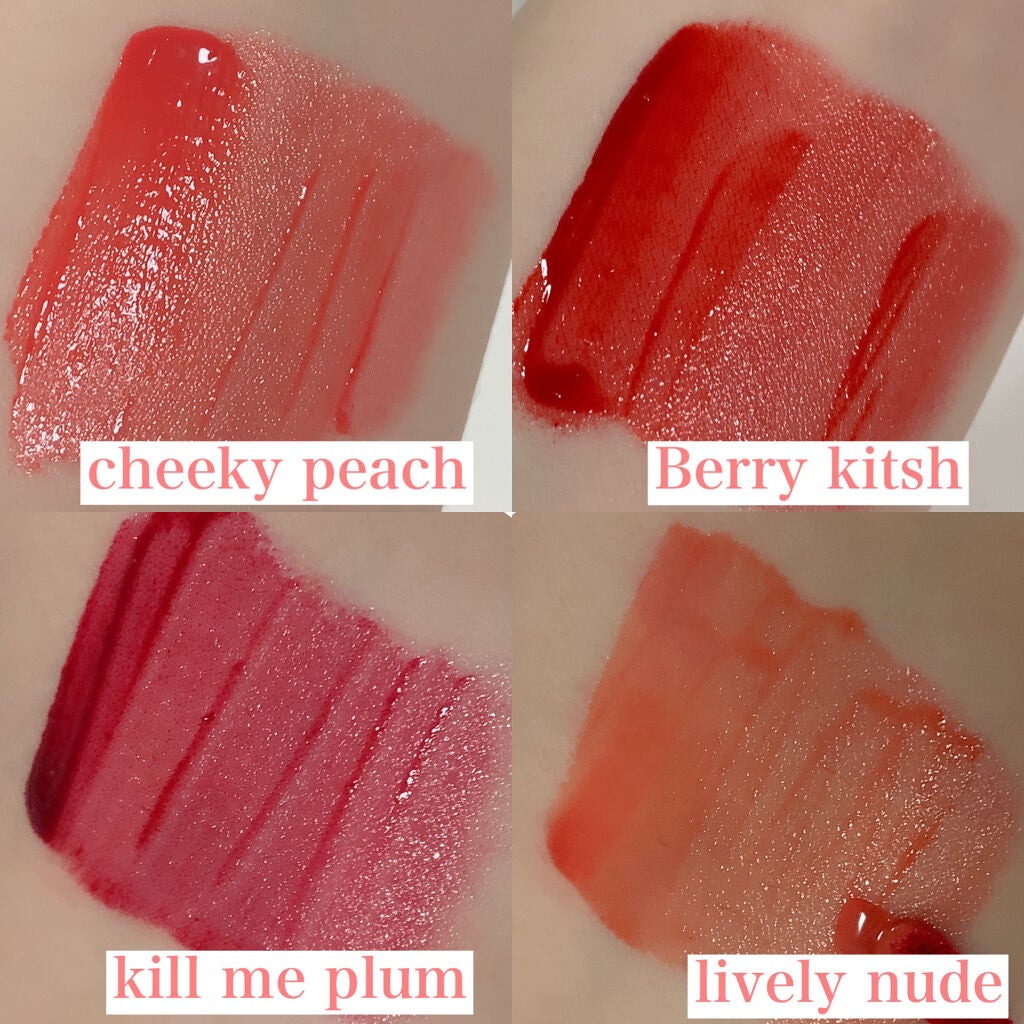 Glassy Layer Fixing Tint/lilybyred/口紅を使ったクチコミ(4枚目)