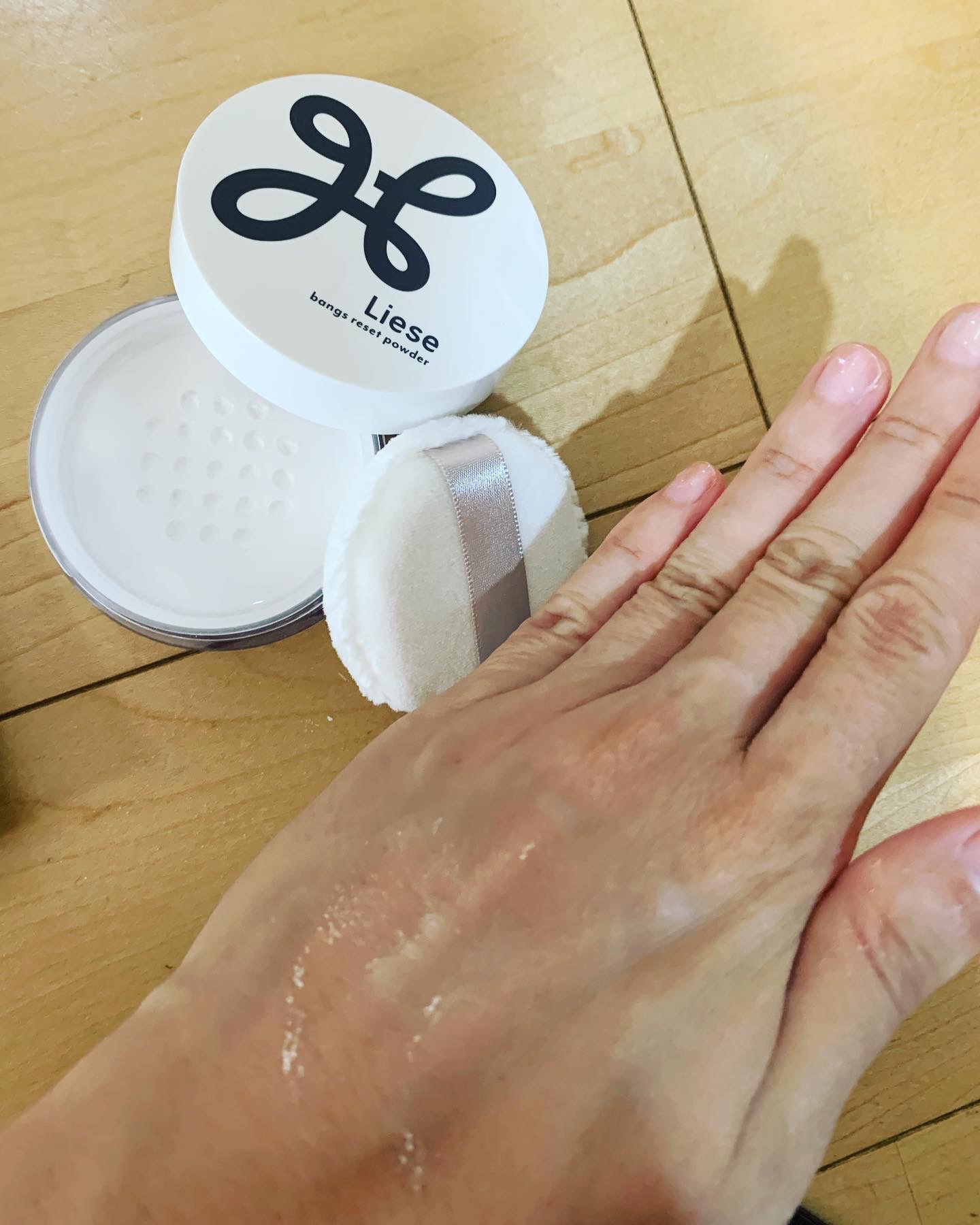 前髪リセットパウダー/リーゼ/その他スタイリングを使ったクチコミ（1枚目）